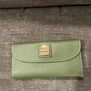 Dooney & Bourke Olive Leather Wallet